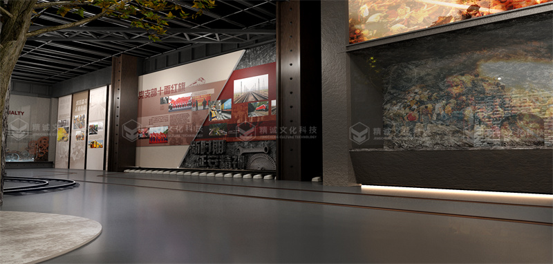 巴山精神紀(jì)念館設(shè)計(jì)-文博類展廳設(shè)計(jì)