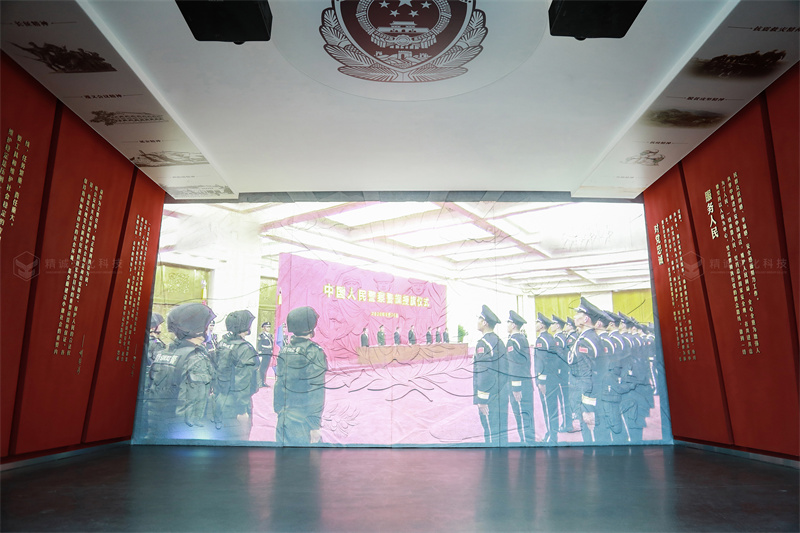 警營文化展廳設(shè)計(jì)-隴南公安局視聽文化中心案例