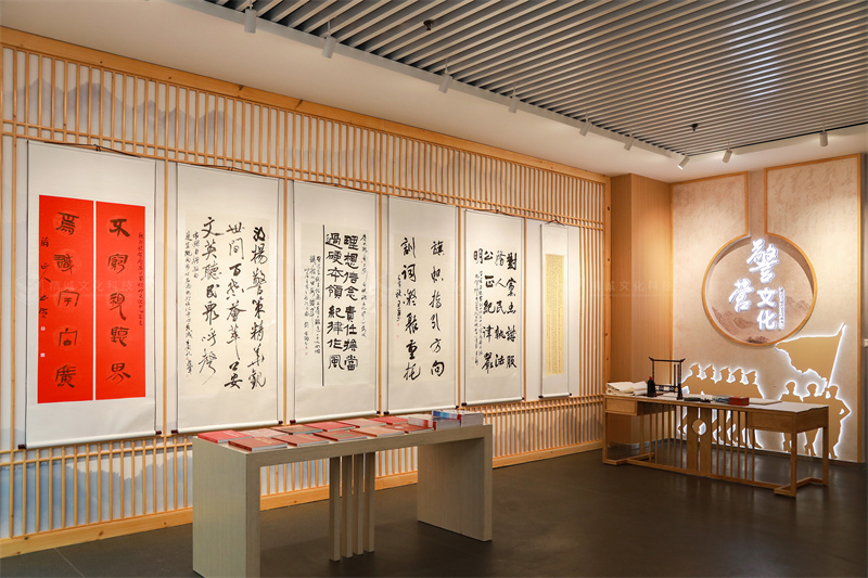 警營文化展廳設(shè)計(jì)-隴南公安局視聽文化中心案例
