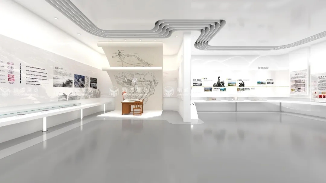 西北水電及新能源科技產業(yè)中心展覽館施工現(xiàn)場